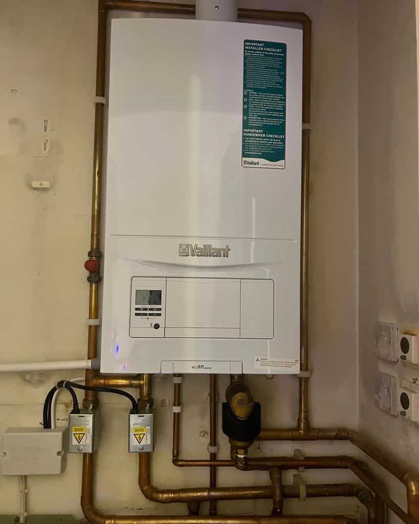Vaillant boiler installation